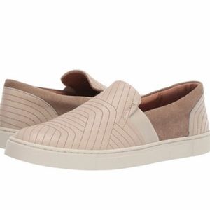 Frye Ivy Stitch Slip on Sneaker in Off White